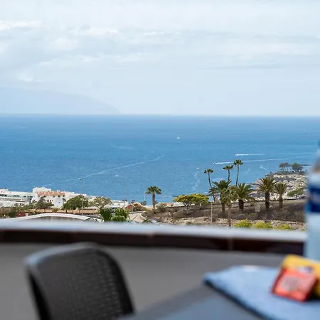 Lägenhet Luminoso Con Terraza, Vistas Al Mar Y Aire Acondicionado Costa Adeje (Tenerife)